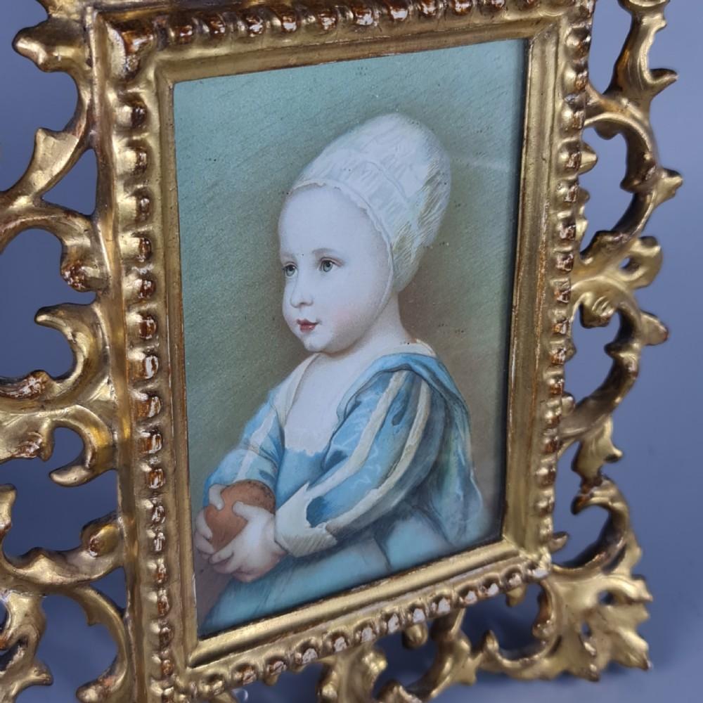Stunning Late 19thc Florentine Italian Carved & Gilded Frame View III