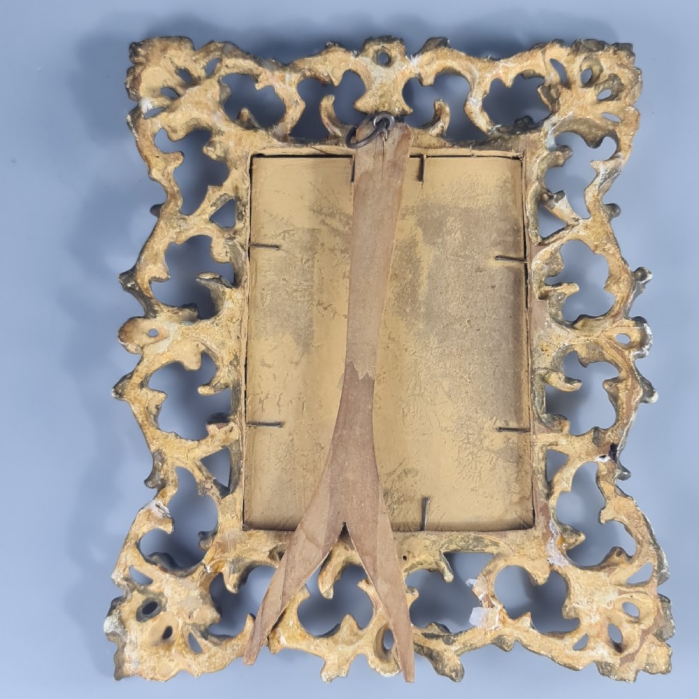 Stunning Late 19thc Florentine Italian Carved & Gilded Frame View VIII