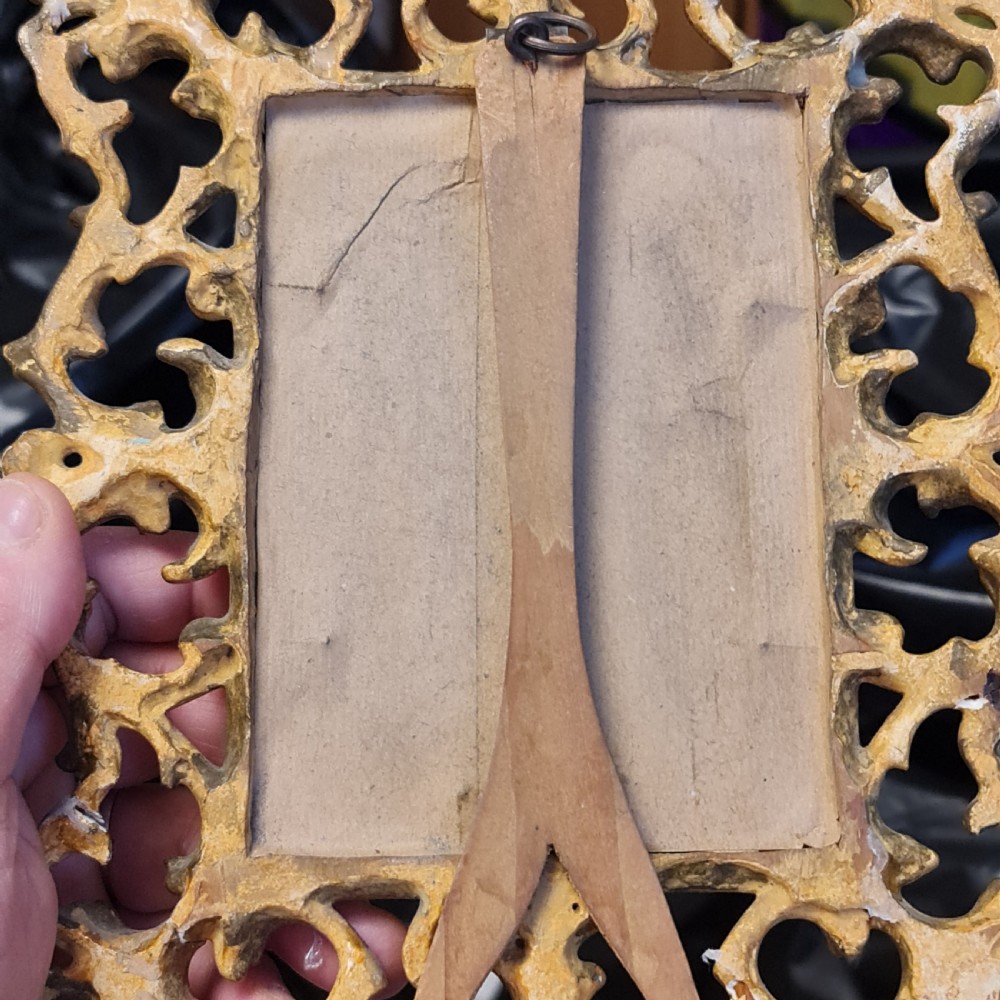 Stunning Late 19thc Florentine Italian Carved & Gilded Frame View XII