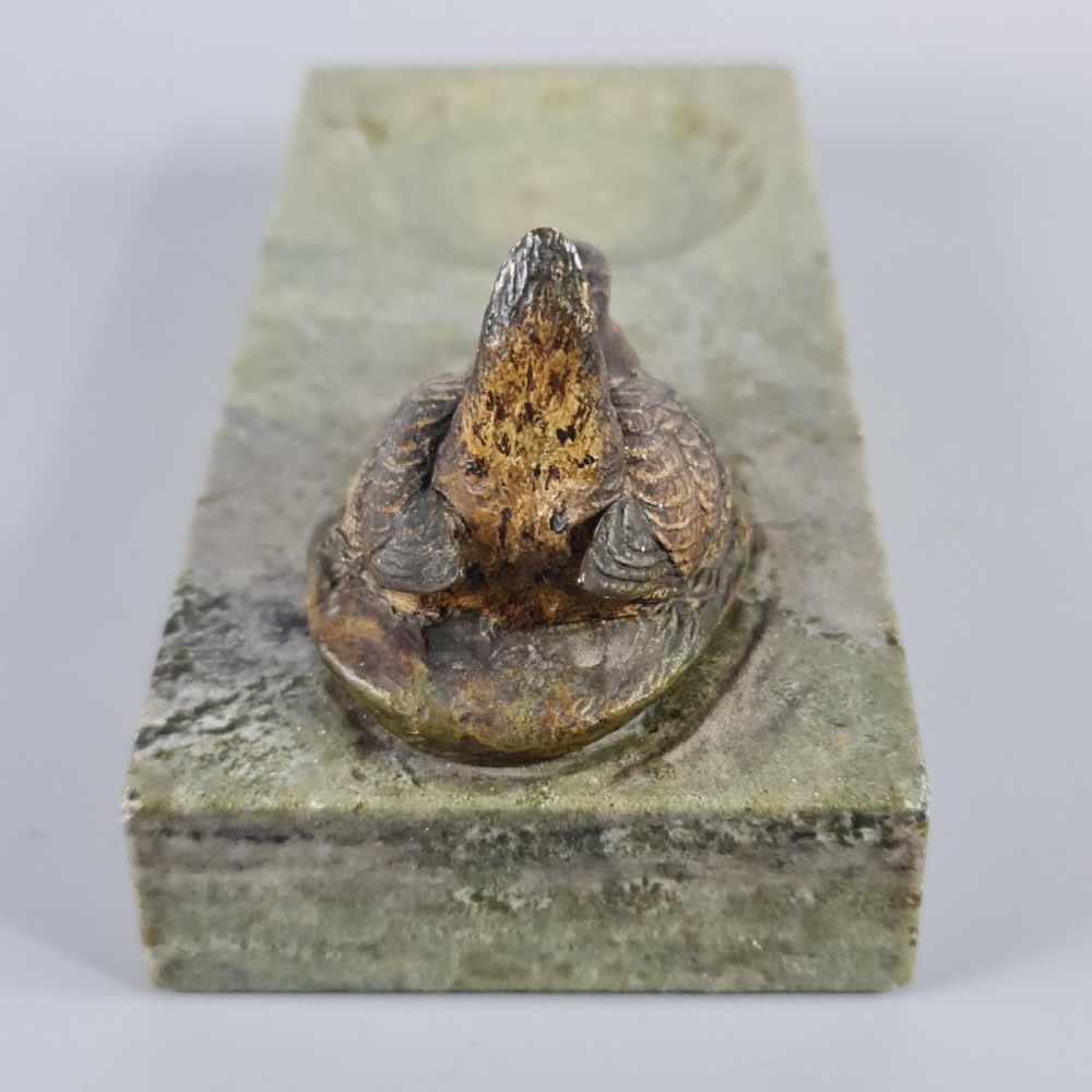 Superb Quality Antique Cold Painted Bronze Snipe signed A.J.Miller early 20th Century View IX