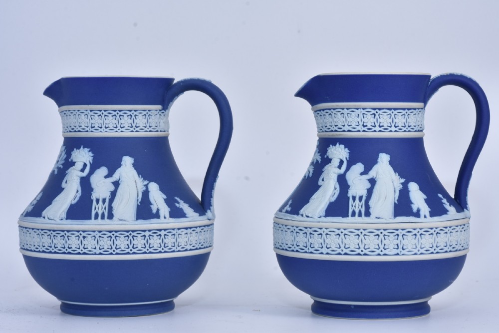 Beautiful Pair of Wedgwood Jugs circ 1920s