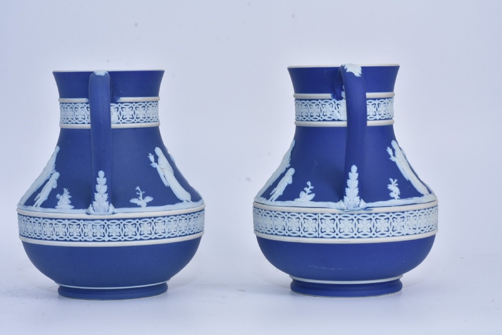 Beautiful Pair of Wedgwood Jugs circ 1920s View IV