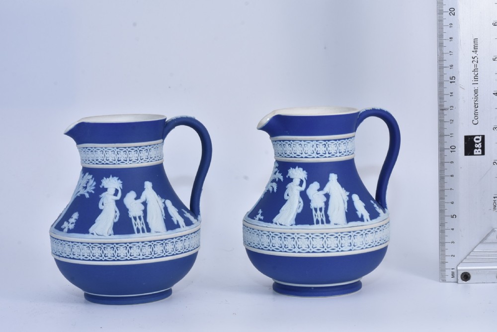 Beautiful Pair of Wedgwood Jugs circ 1920s View V