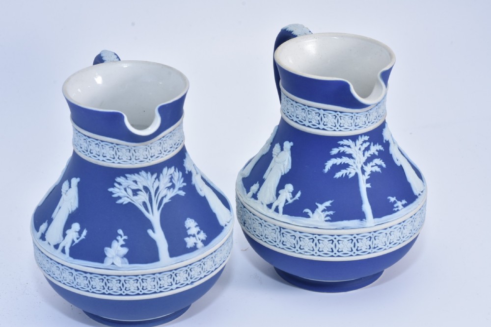 Beautiful Pair of Wedgwood Jugs circ 1920s View VIII