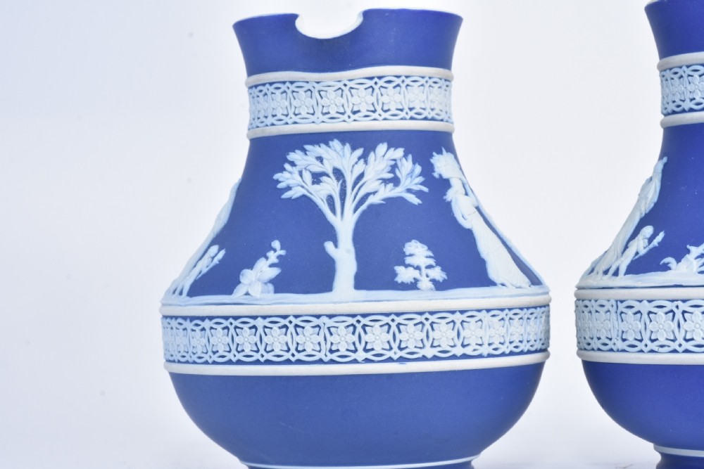 Beautiful Pair of Wedgwood Jugs circ 1920s View IX