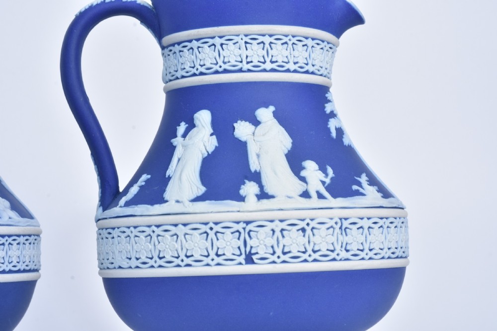 Beautiful Pair of Wedgwood Jugs circ 1920s View XII