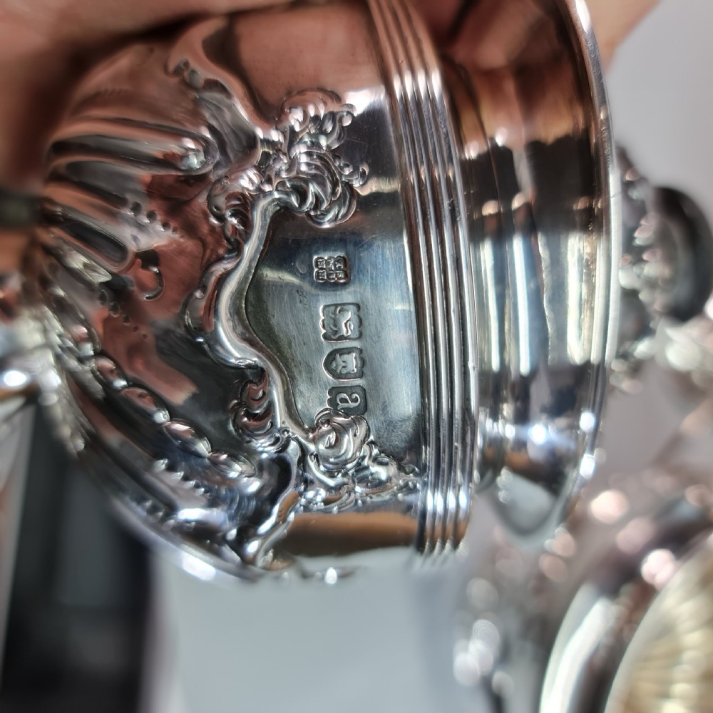 Rare Victorian 5 x Pce HM Silver Tea Set Lon 1896 'Holland, Aldwinckle & Slater  View VIII