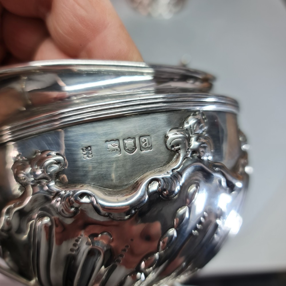 Rare Victorian 5 x Pce HM Silver Tea Set Lon 1896 'Holland, Aldwinckle & Slater  View X