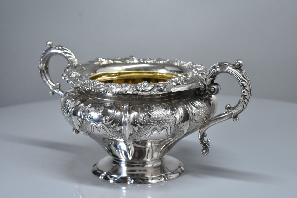 Stunning & Very Heavy William Bateman II Sugar Basin c1833 .515gm View II