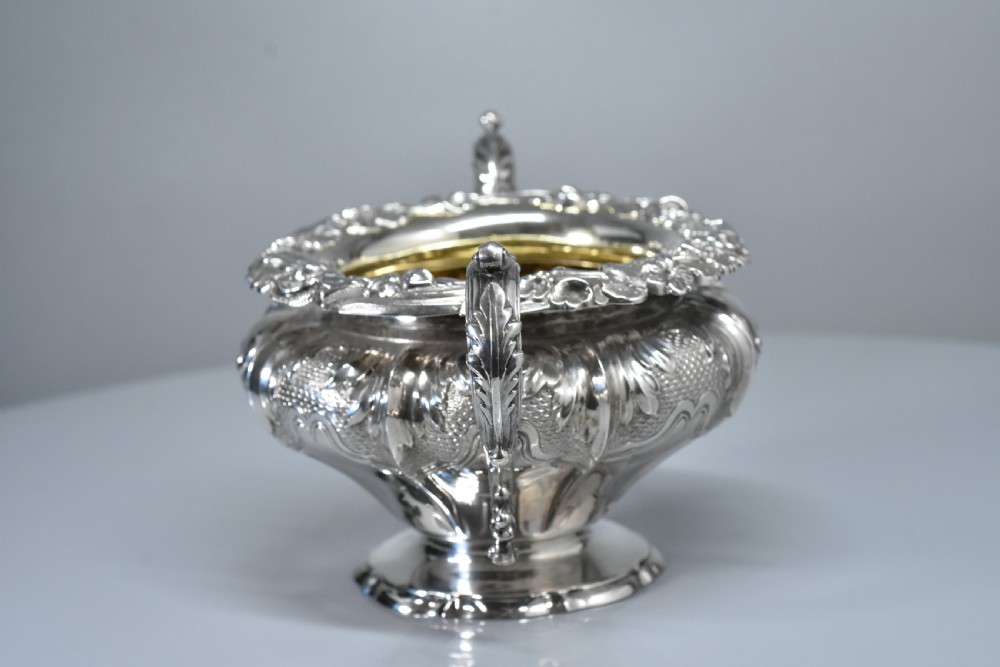 Stunning & Very Heavy William Bateman II Sugar Basin c1833 .515gm View V