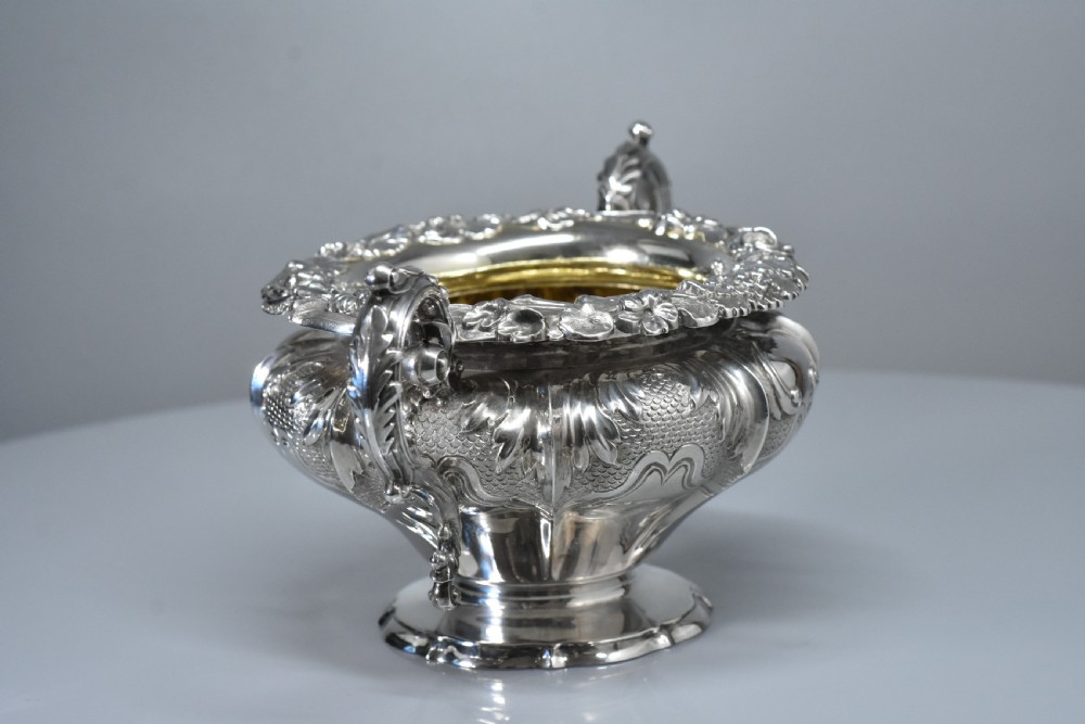 Stunning & Very Heavy William Bateman II Sugar Basin c1833 .515gm View VI