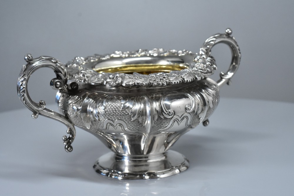 Stunning & Very Heavy William Bateman II Sugar Basin c1833 .515gm View VIII