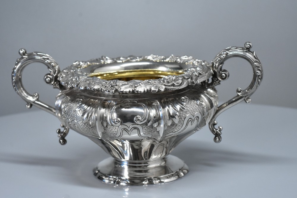 Stunning & Very Heavy William Bateman II Sugar Basin c1833 .515gm View X