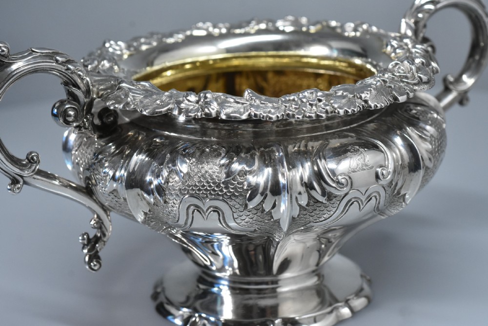 Stunning & Very Heavy William Bateman II Sugar Basin c1833 .515gm View XVI