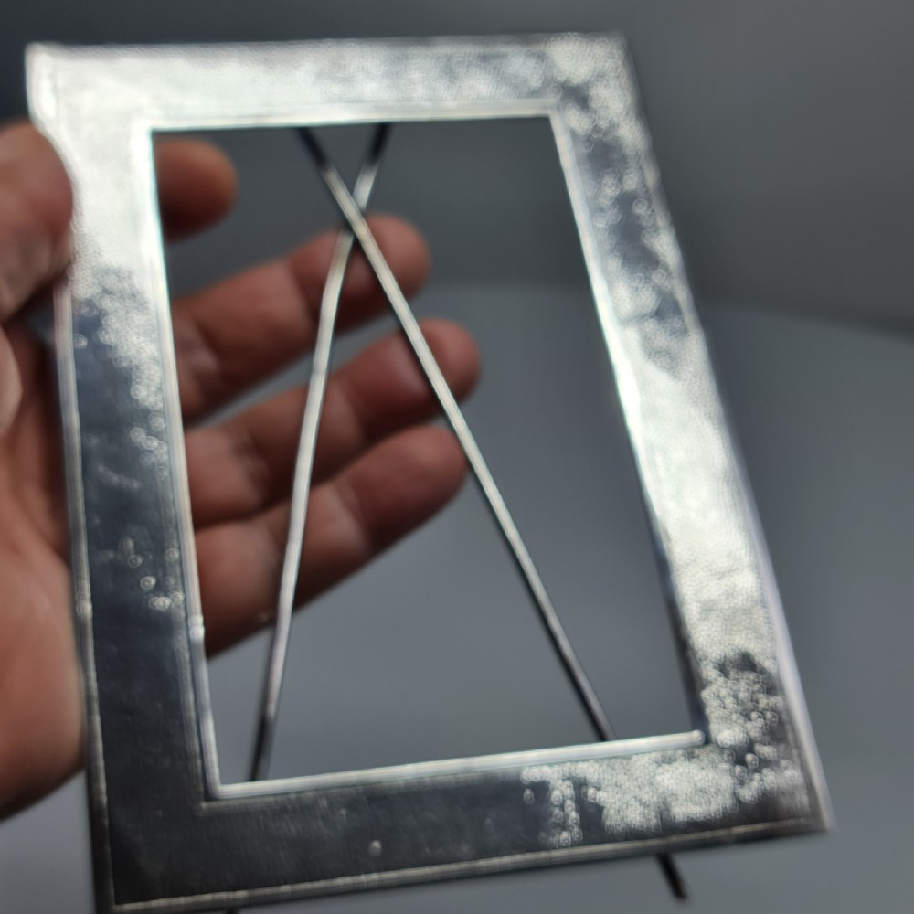 Luen Hing Large Chinese Silver Frame c1900 Marked LH90 View XV