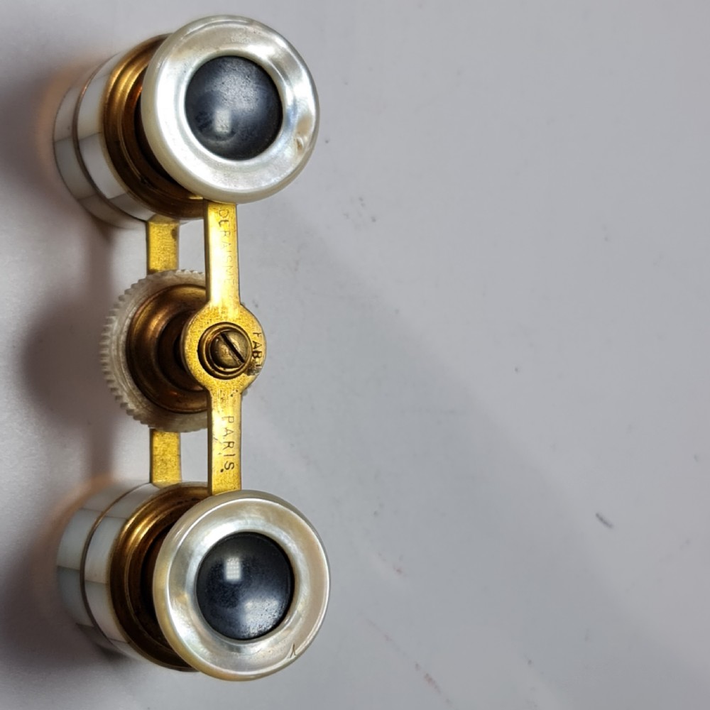 Fabulous Antique Opera Glasses French Mother of pearl opera glasses. View VII