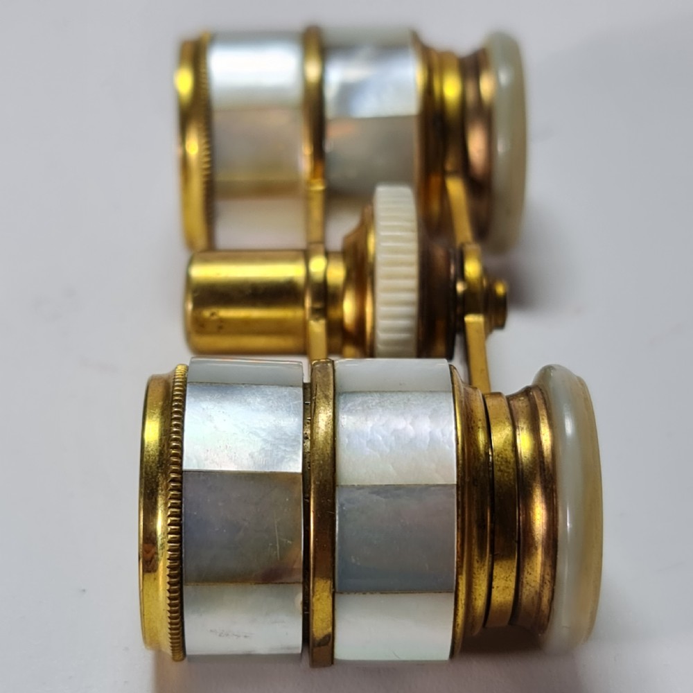 Fabulous Antique Opera Glasses French Mother of pearl opera glasses. View XIII