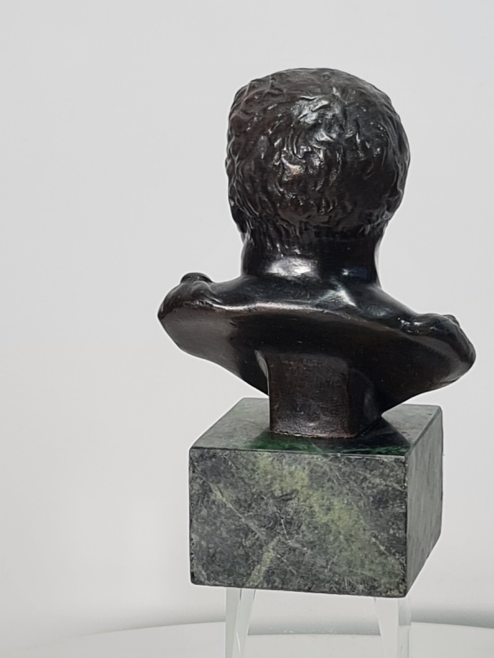 Fine Quality Vintage Bronze Bust on Marble Base c1920 View X