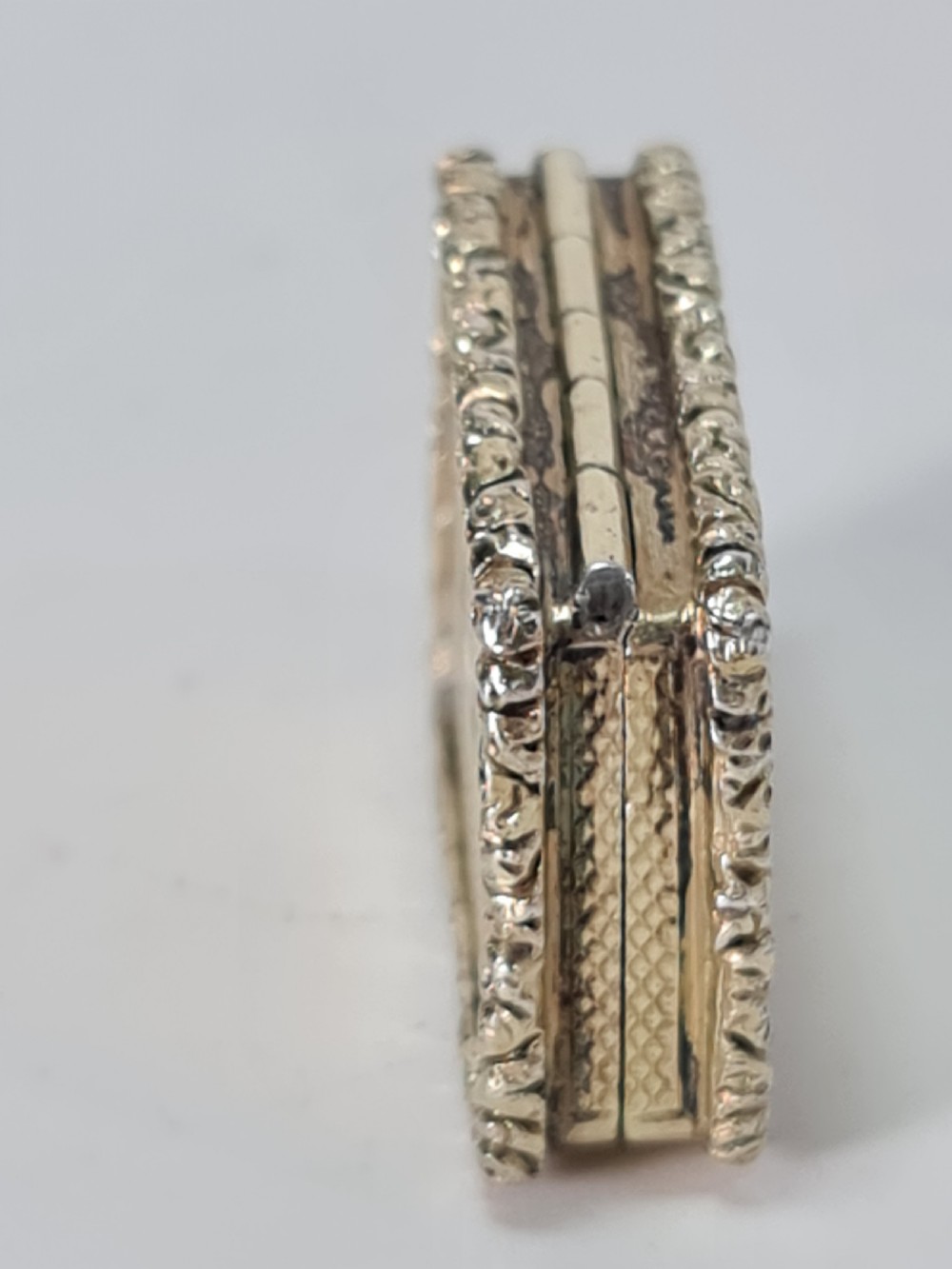 Georgian Silver Gilt Vinaigrette John Bettridge View XVII