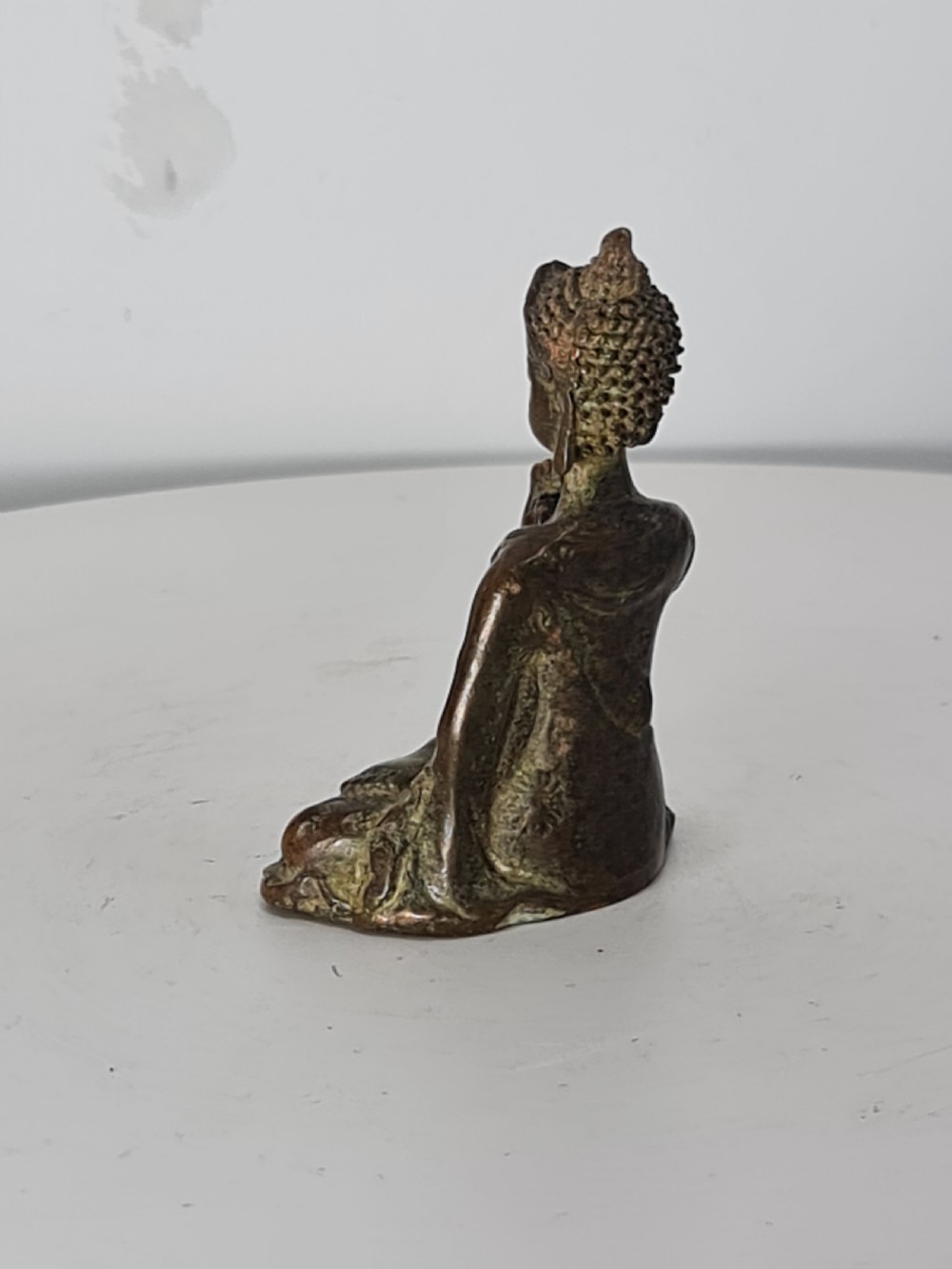 Delightful Seated 19thc Chinese Bronze Buddah View IV