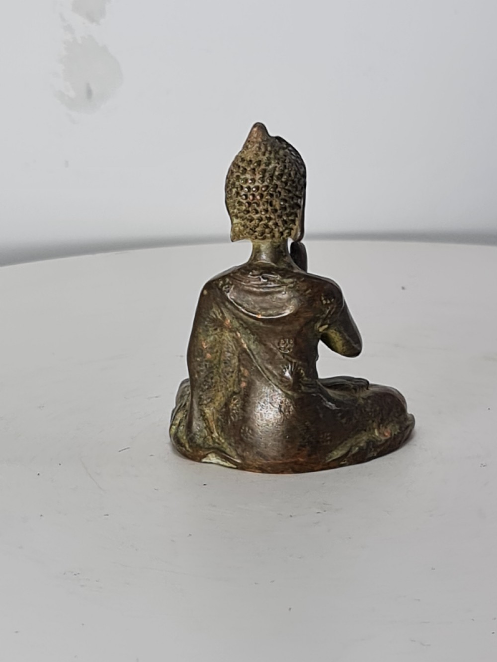 Delightful Seated 19thc Chinese Bronze Buddah View VI