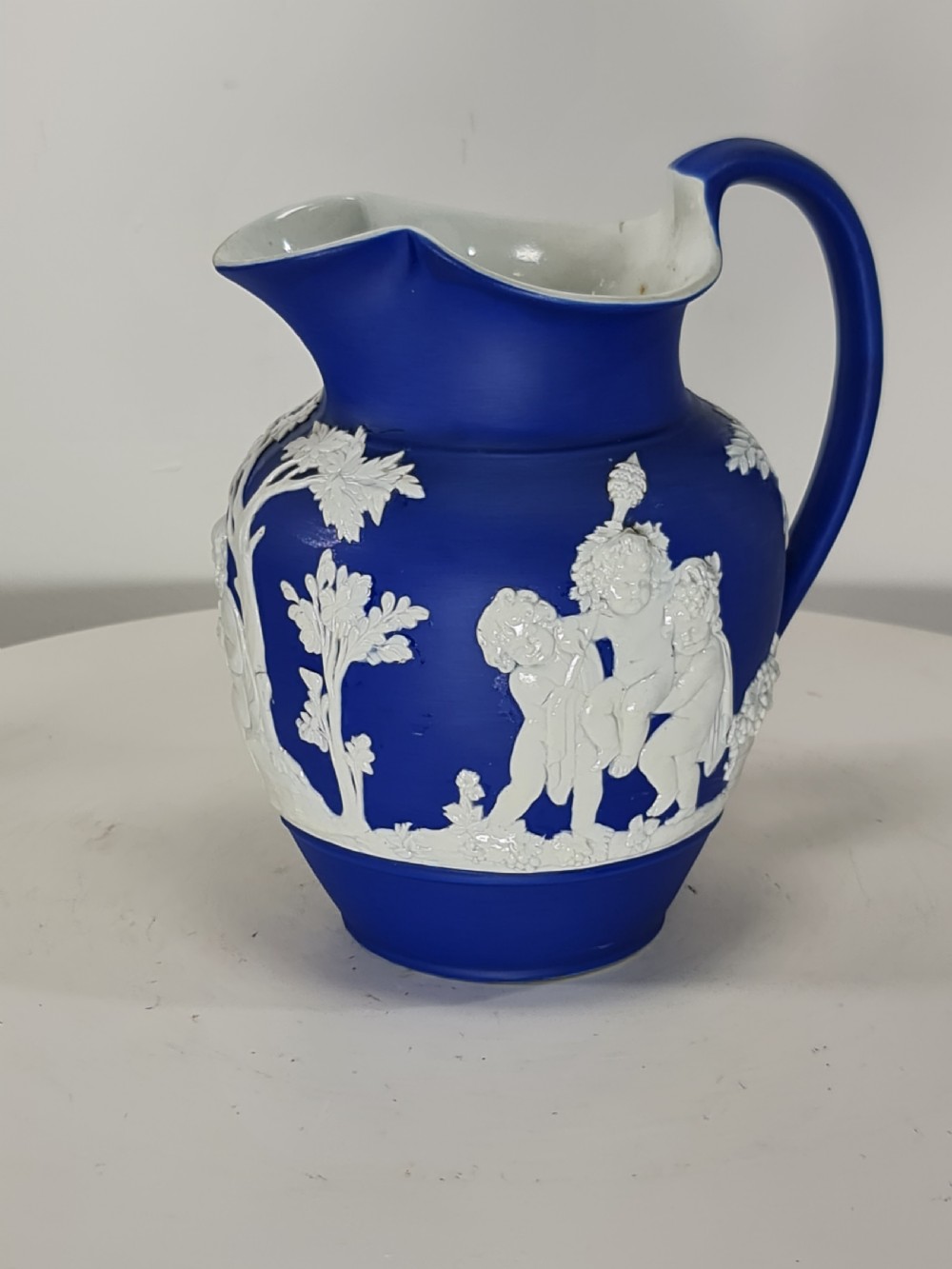 Beautiful Quality 19thc Wedgwood Jasperware Jug View III