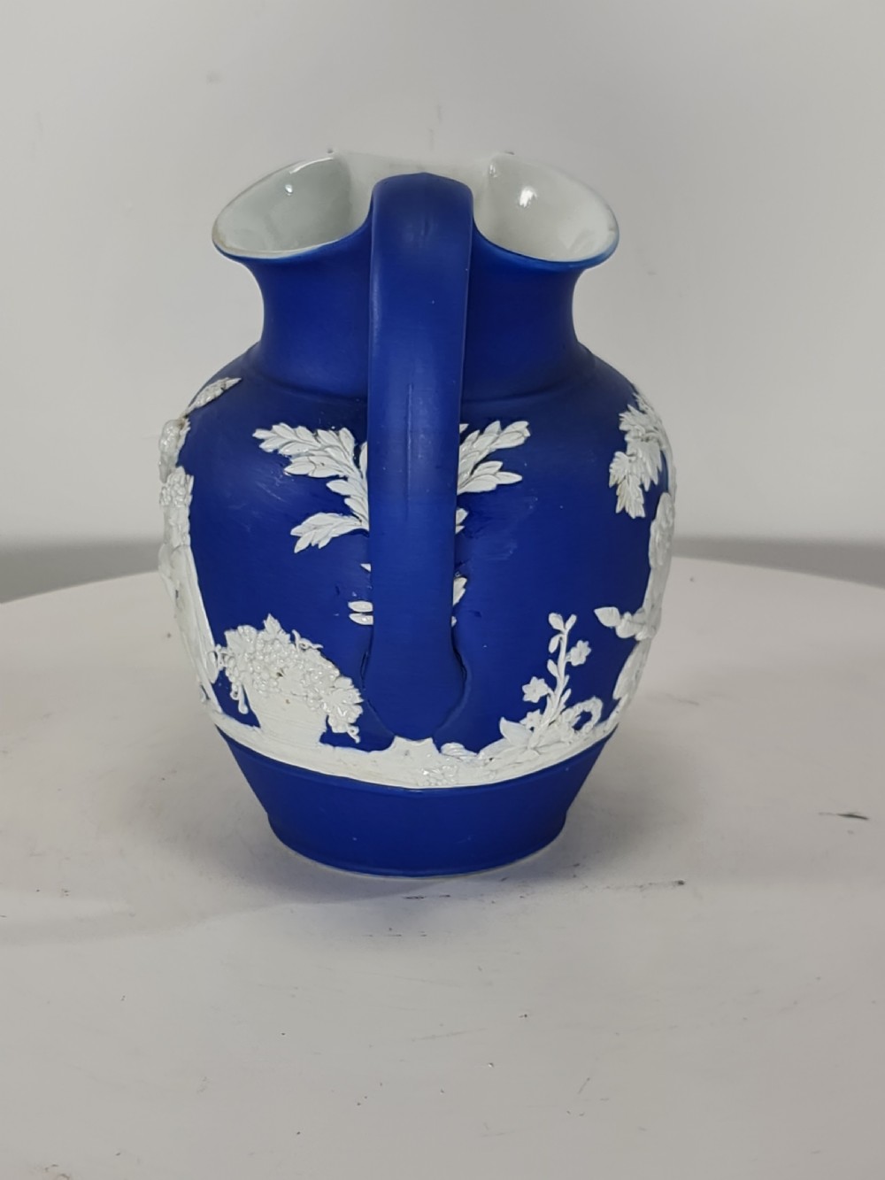 Beautiful Quality 19thc Wedgwood Jasperware Jug View VII