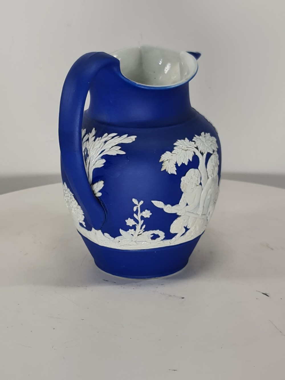 Beautiful Quality 19thc Wedgwood Jasperware Jug View VIII