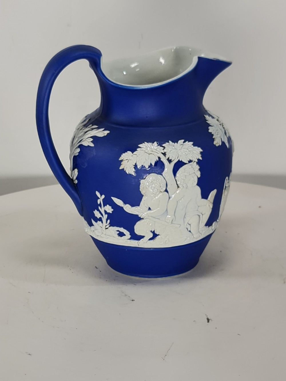 Beautiful Quality 19thc Wedgwood Jasperware Jug View IX