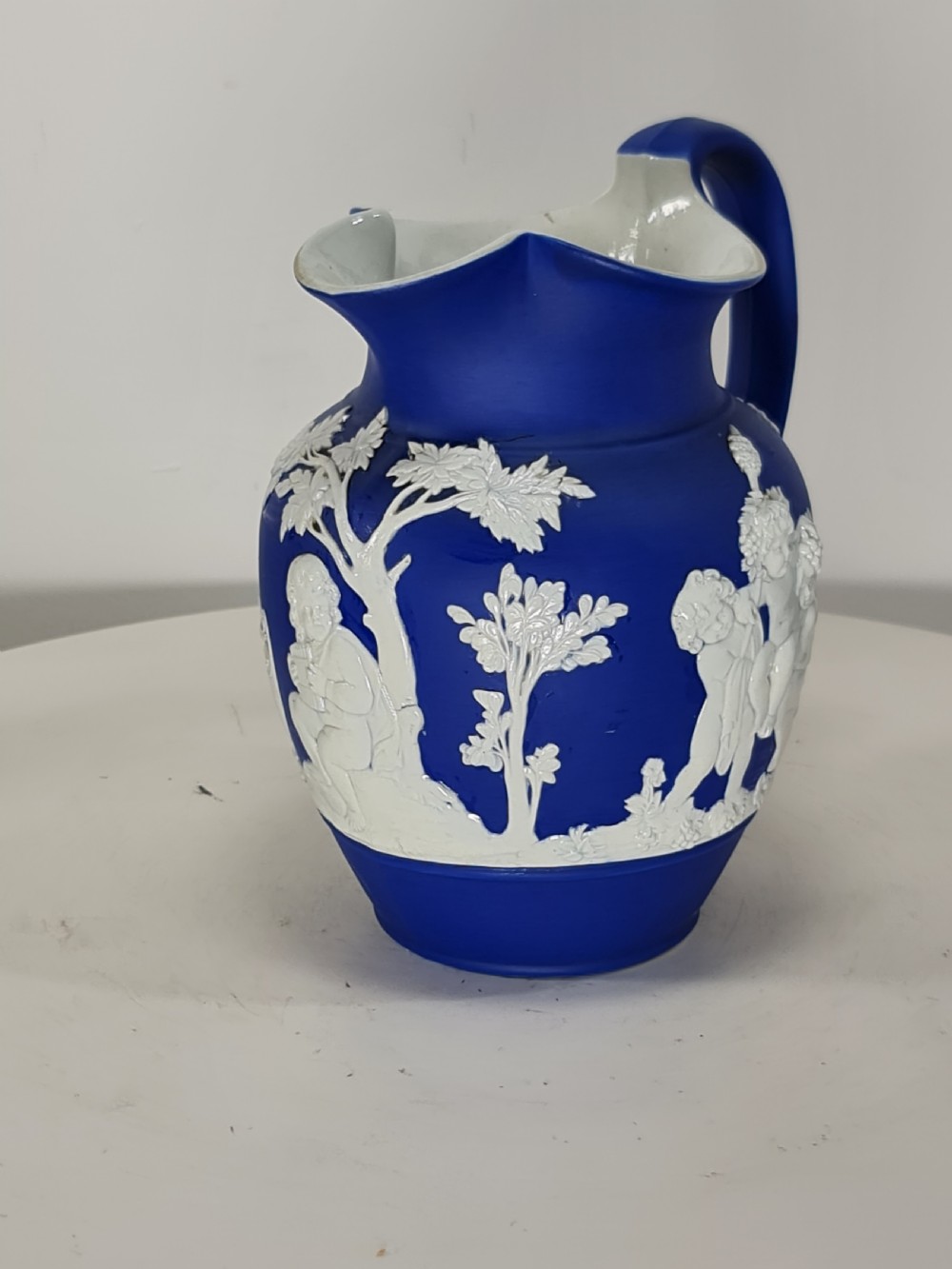 Beautiful Quality 19thc Wedgwood Jasperware Jug View XII