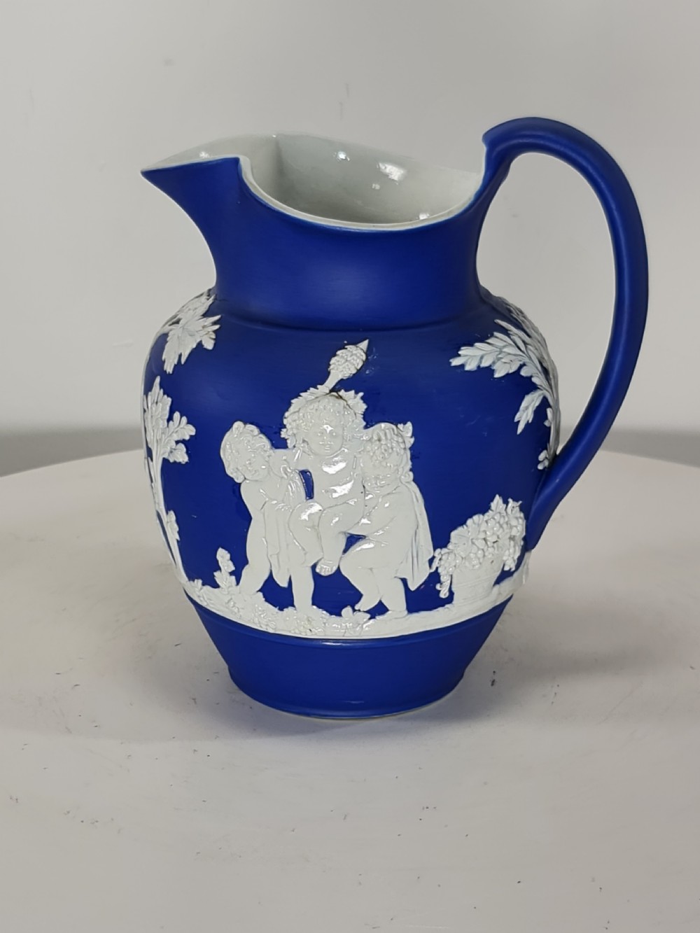 Beautiful Quality 19thc Wedgwood Jasperware Jug View XIII