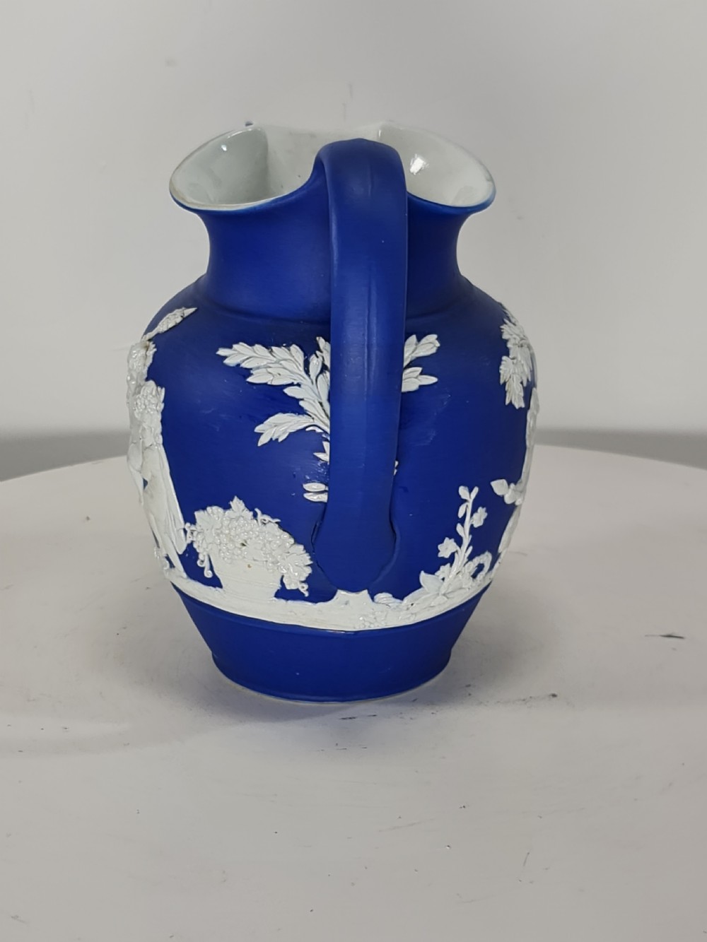 Beautiful Quality 19thc Wedgwood Jasperware Jug View XV