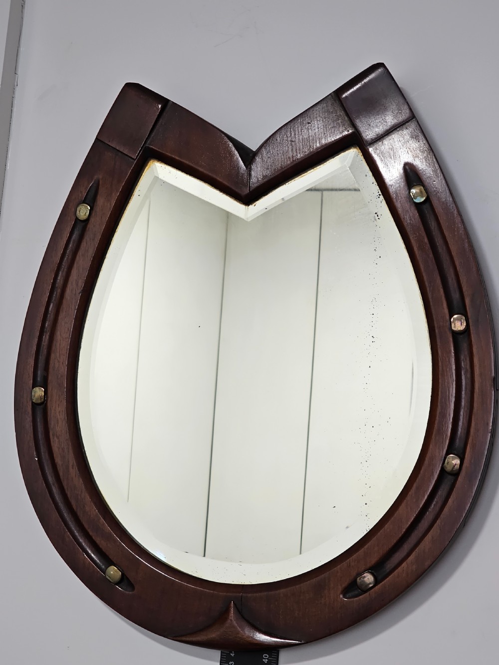 Fabulous Antique Horseshoe Shaped Mirror