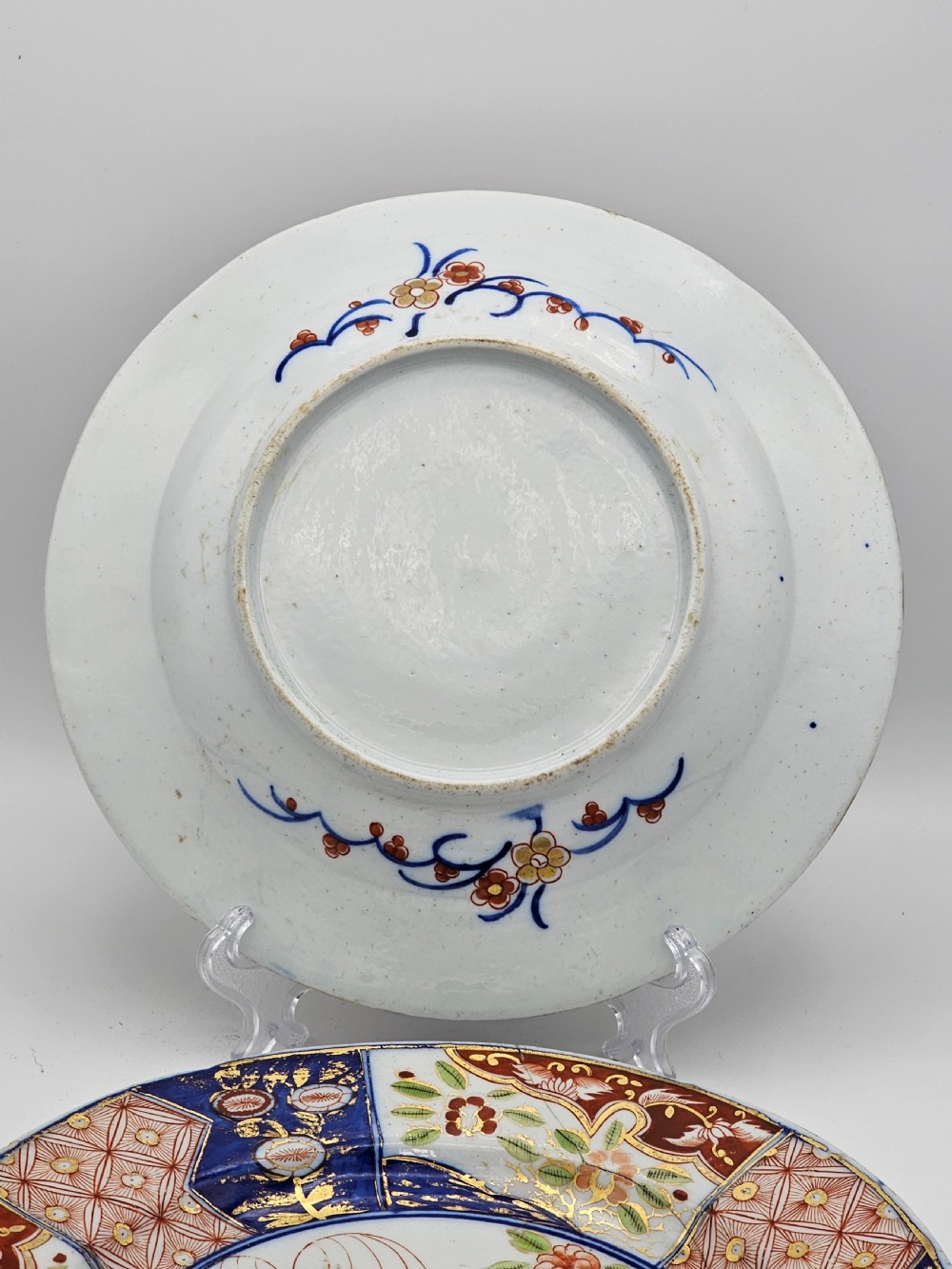 Beautiful Early 19thc Pair of Coalport's money tree pattern Plates c1830 View VIII