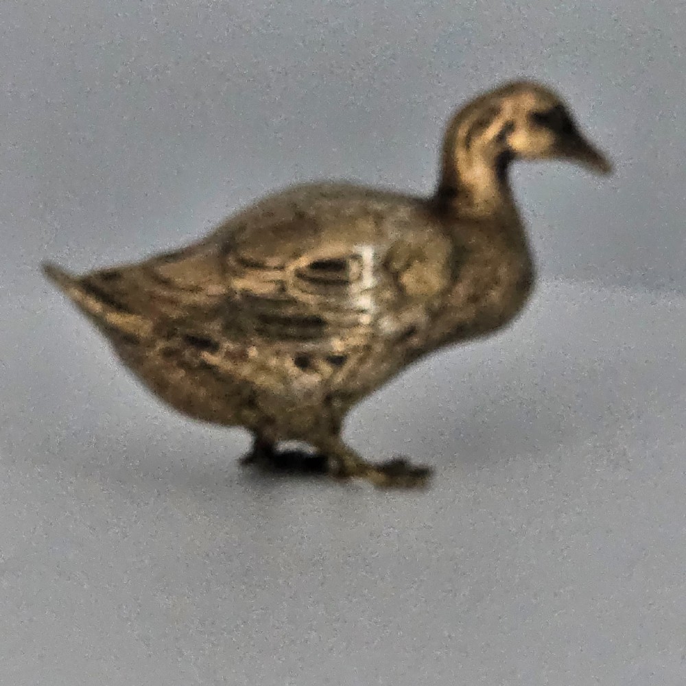 Silver Gilt Duck c1922 by Berthold Hermann Muller View VII