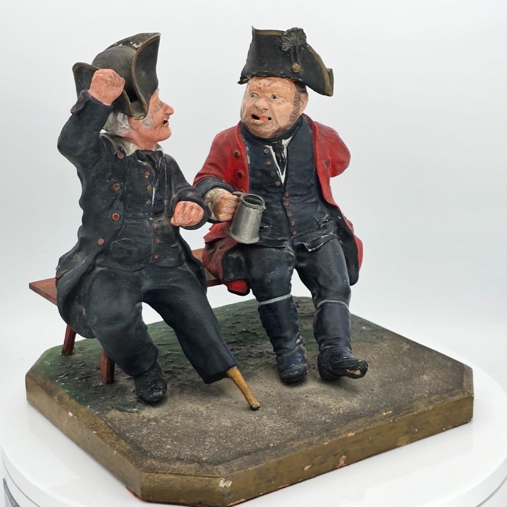 Extremely Rare Papier mâché ‘smoking’ model of ‘The Lobster & Crab’ c1800