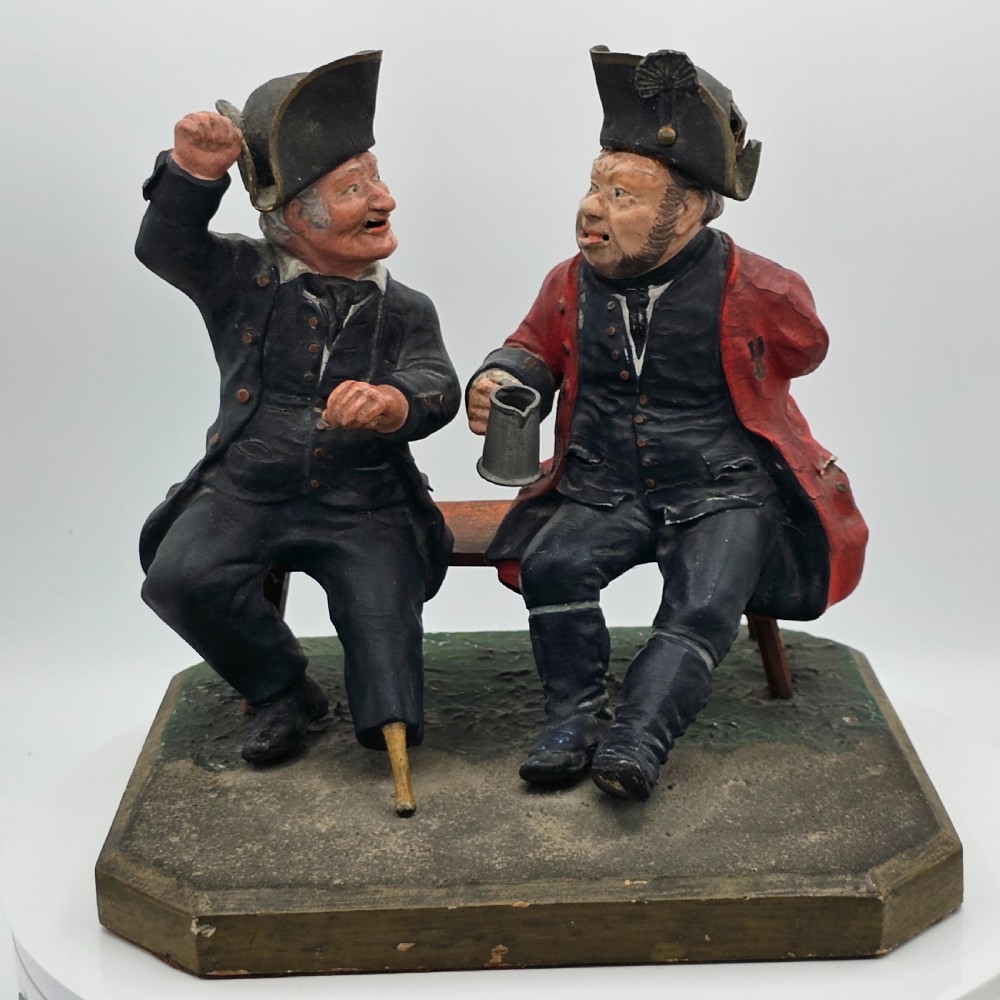 Extremely Rare Papier mâché ‘smoking’ model of ‘The Lobster & Crab’ c1800 View II