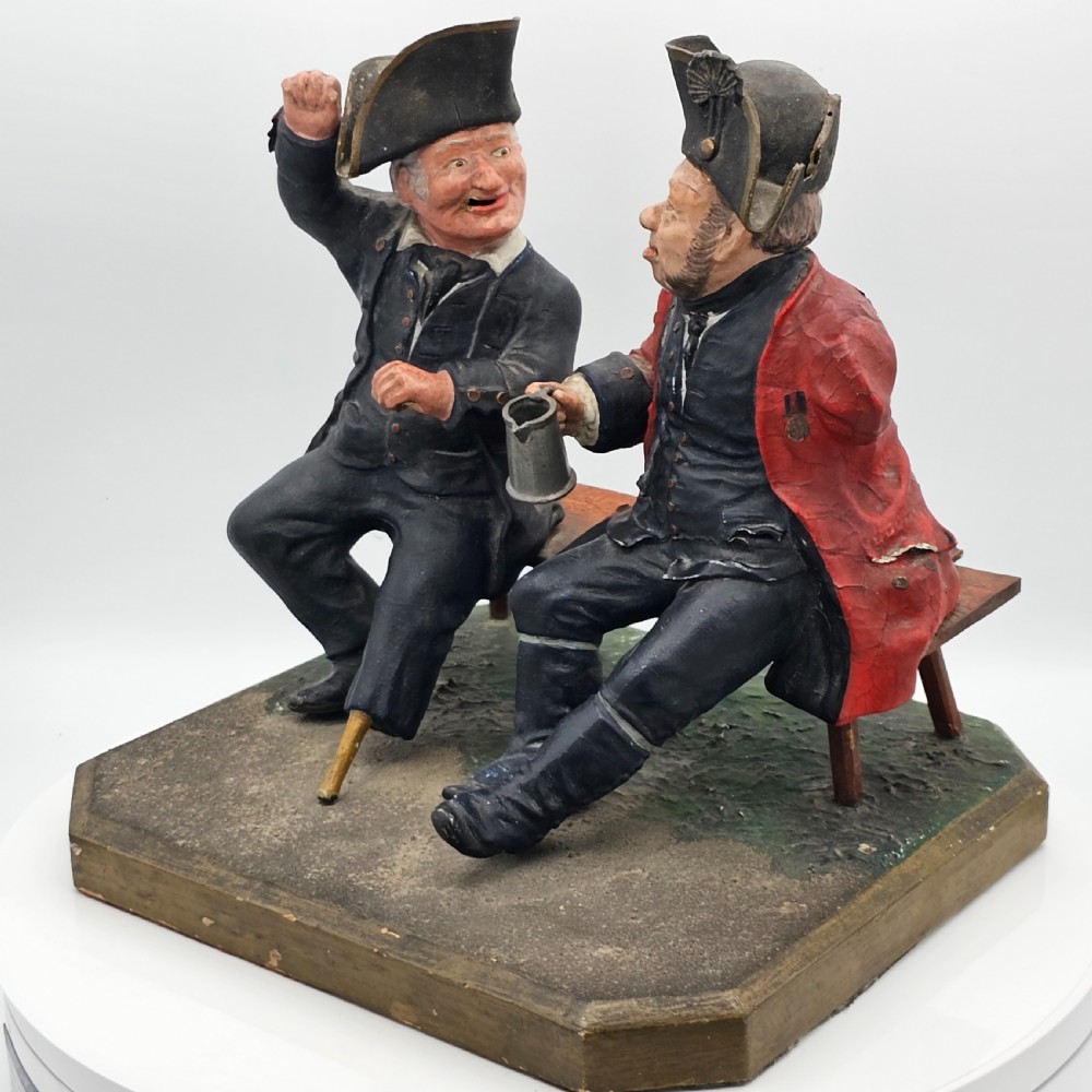 Extremely Rare Papier mâché ‘smoking’ model of ‘The Lobster & Crab’ c1800 View III