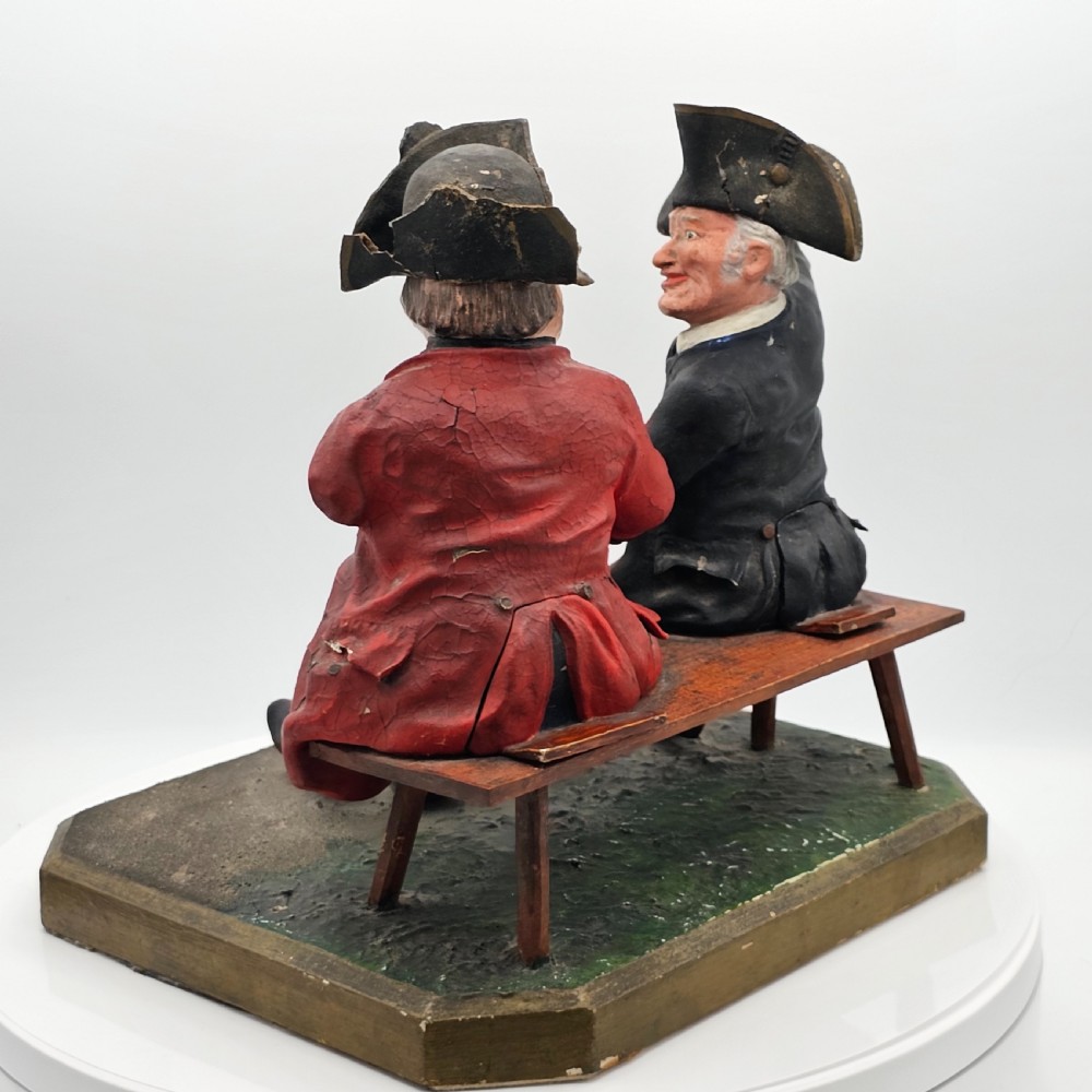 Extremely Rare Papier mâché ‘smoking’ model of ‘The Lobster & Crab’ c1800 View IV