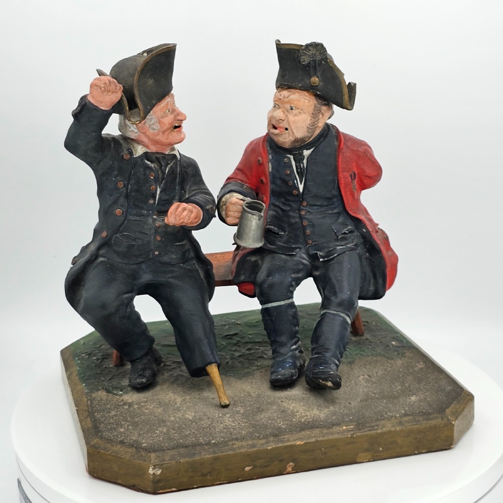 Extremely Rare Papier mâché ‘smoking’ model of ‘The Lobster & Crab’ c1800 View VIII