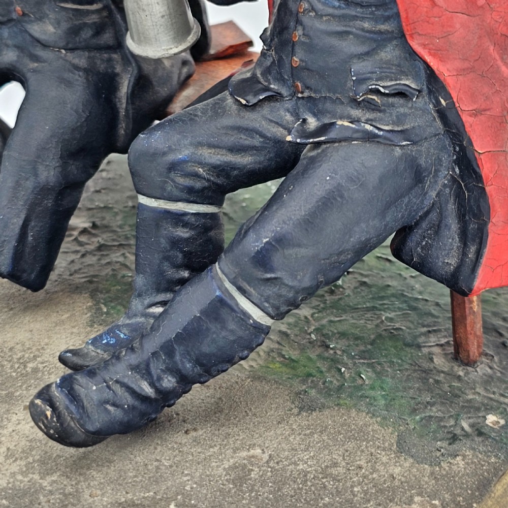 Extremely Rare Papier mâché ‘smoking’ model of ‘The Lobster & Crab’ c1800 View IX