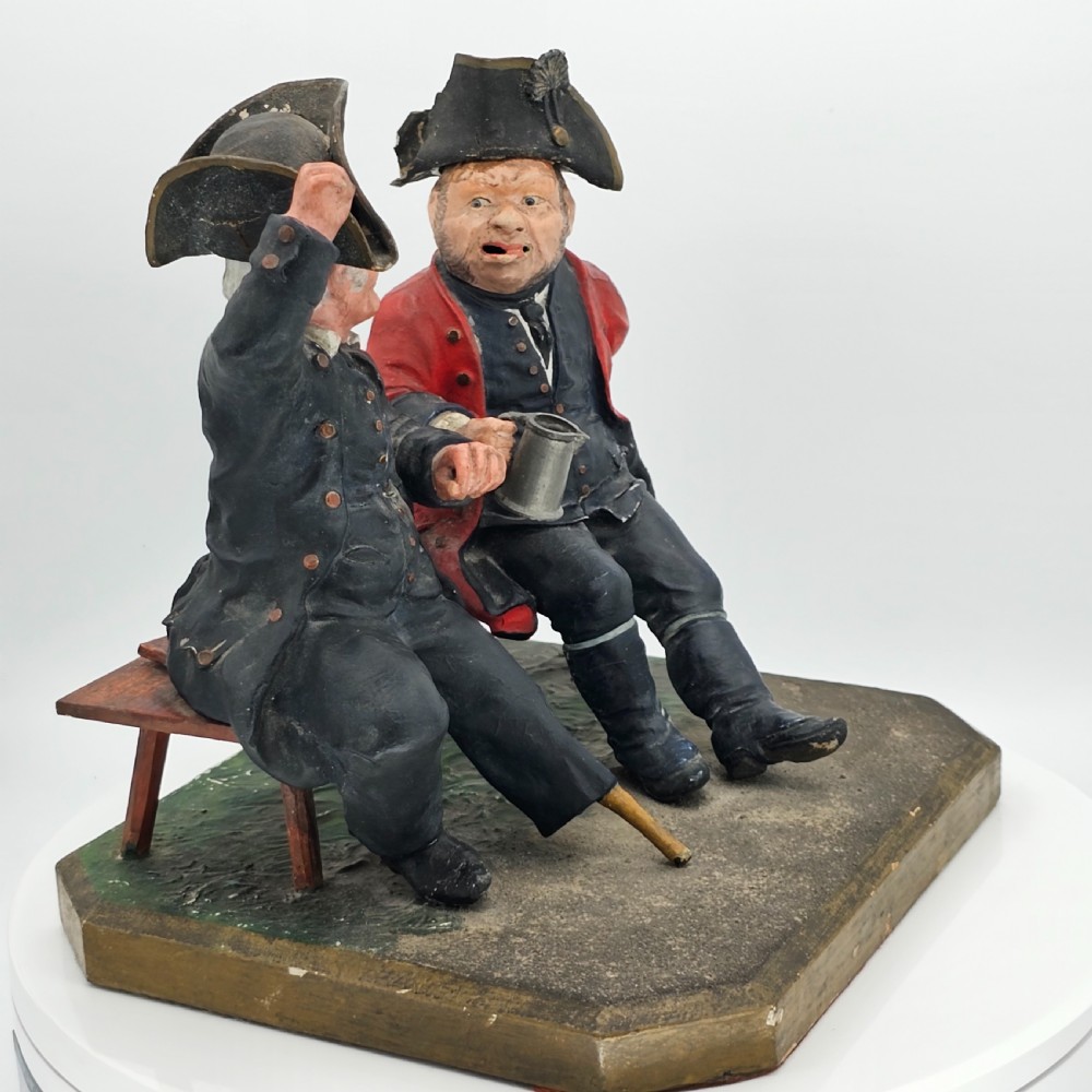 Extremely Rare Papier mâché ‘smoking’ model of ‘The Lobster & Crab’ c1800 View XI
