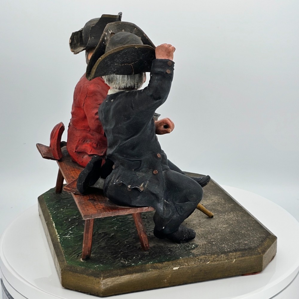 Extremely Rare Papier mâché ‘smoking’ model of ‘The Lobster & Crab’ c1800 View XV