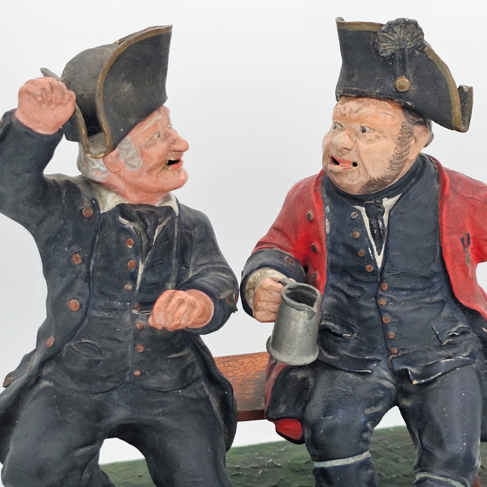 Extremely Rare Papier mâché ‘smoking’ model of ‘The Lobster & Crab’ c1800 View XVI