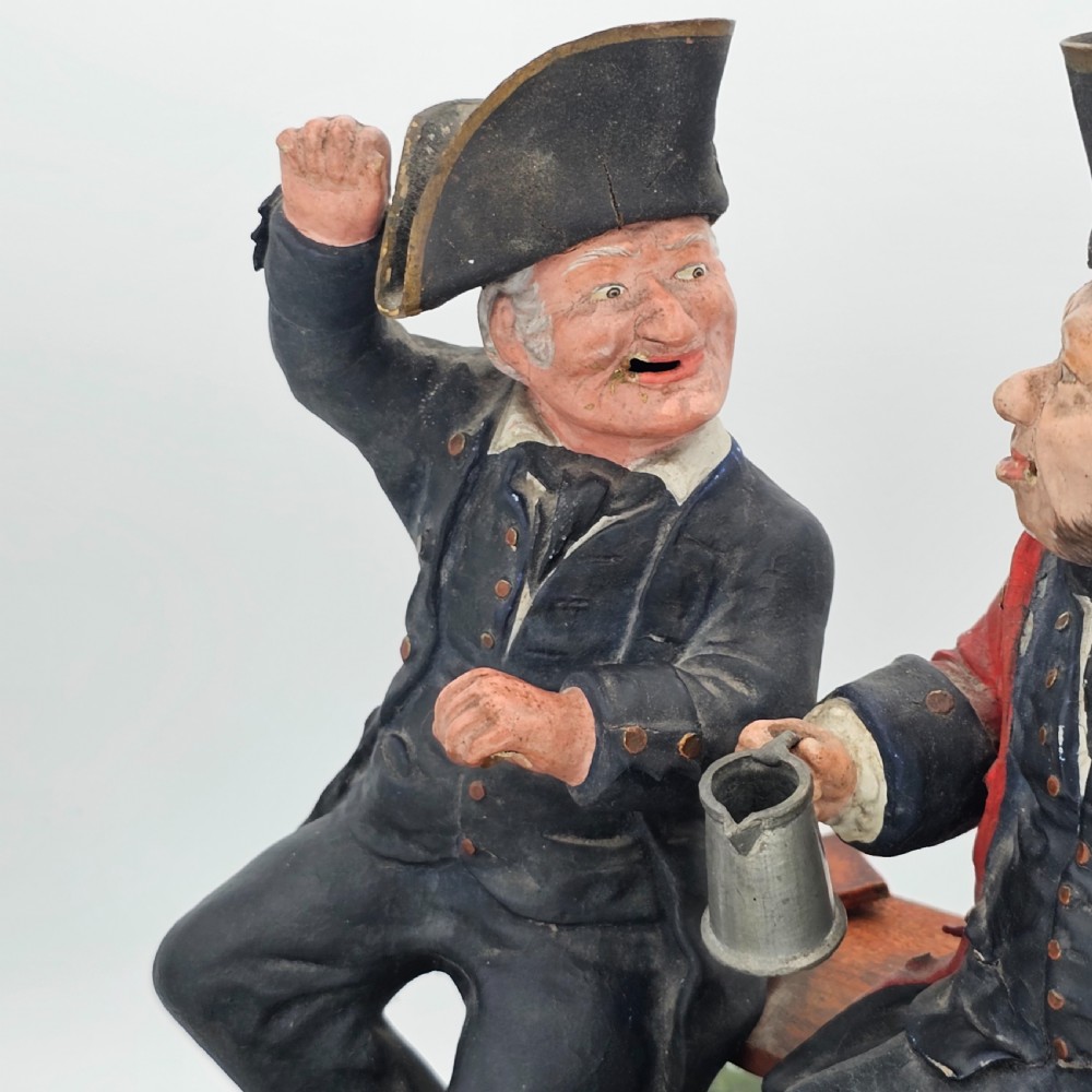 Extremely Rare Papier mâché ‘smoking’ model of ‘The Lobster & Crab’ c1800 View XVII