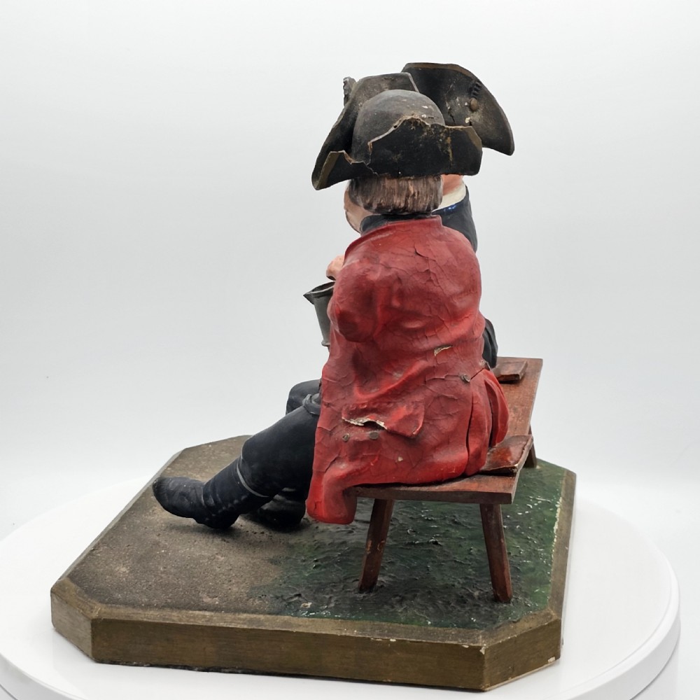 Extremely Rare Papier mâché ‘smoking’ model of ‘The Lobster & Crab’ c1800 View XIX