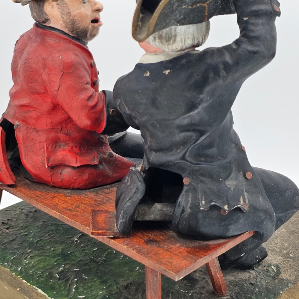 Extremely Rare Papier mâché ‘smoking’ model of ‘The Lobster & Crab’ c1800 View XXI