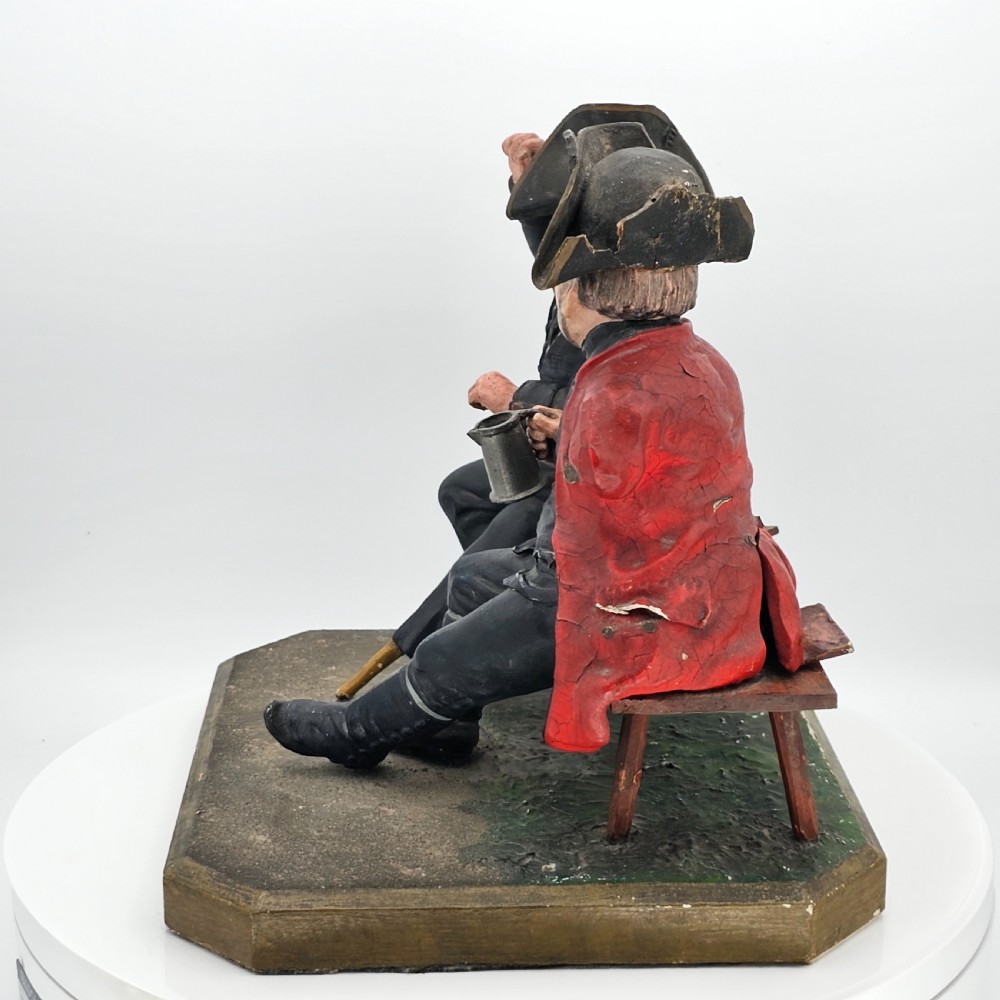 Extremely Rare Papier mâché ‘smoking’ model of ‘The Lobster & Crab’ c1800 View XXII