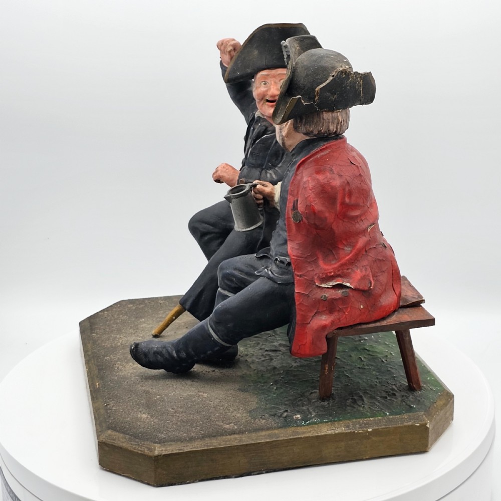 Extremely Rare Papier mâché ‘smoking’ model of ‘The Lobster & Crab’ c1800 View XXIV