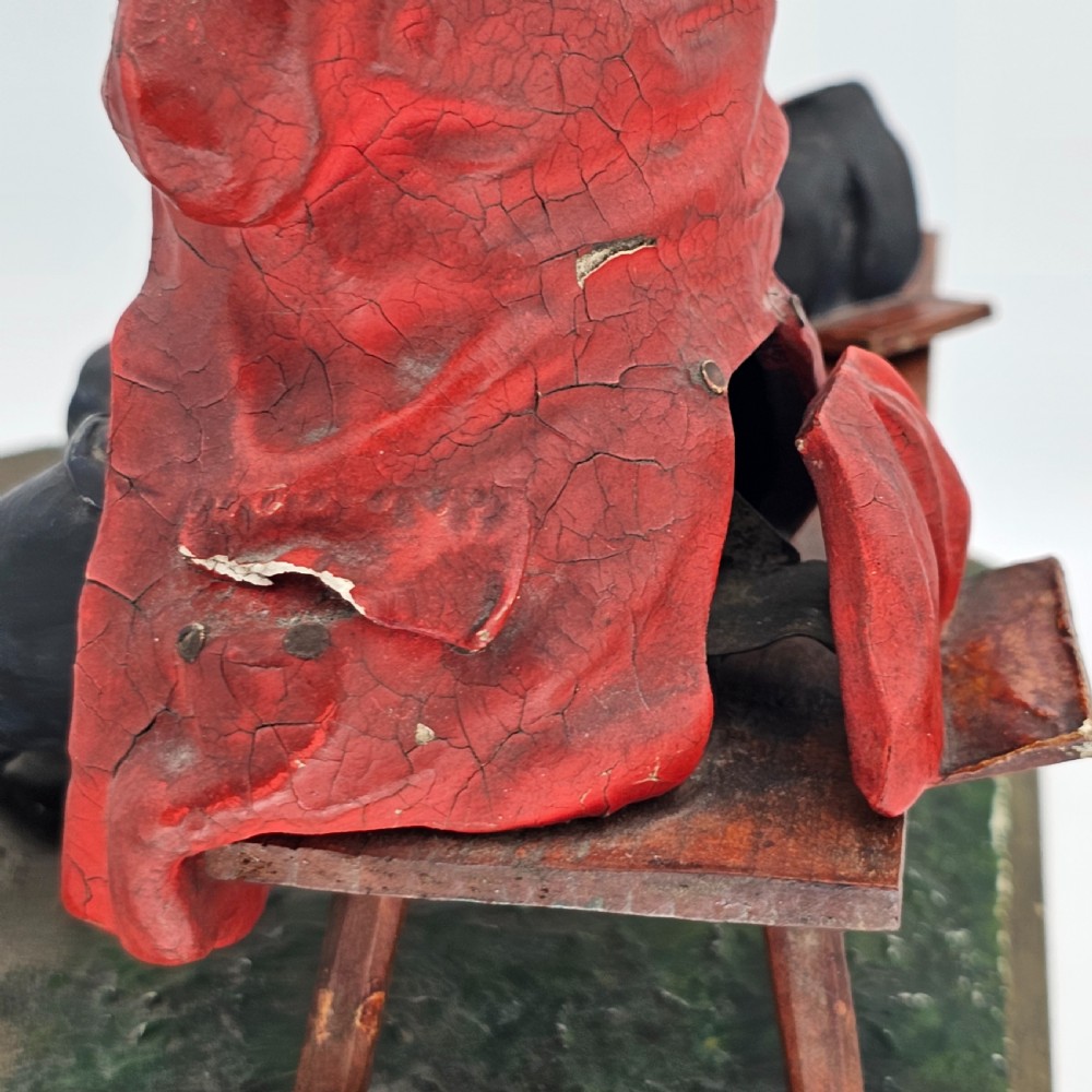 Extremely Rare Papier mâché ‘smoking’ model of ‘The Lobster & Crab’ c1800 View XXVI